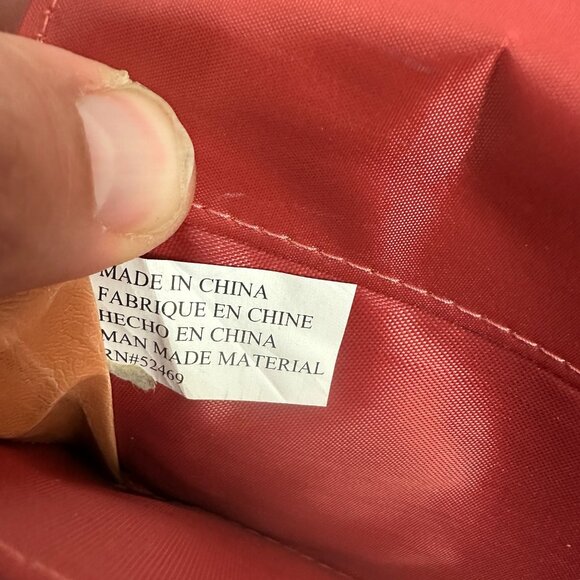 Leather Crossbody Bag With Adjustable Strap & Gold Ring Accents - Picture 2 of 9